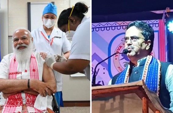 ‘Indian scientists invented two types of Covid Vaccines with PM Modi’s inspiration & distributed to the world’ : Tripura CM ‘Indian scientists invented two types of Covid Vaccines with PM Modi’s inspiration & distributed to the world’ : Tripura CM